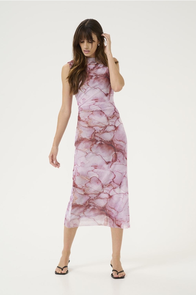 CUWIANA DRESS 50112084 108018 Pink Marble